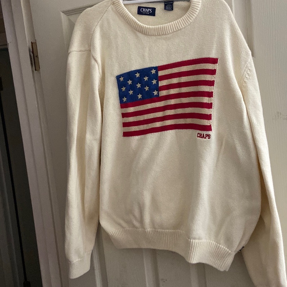 Chaps Flag Sweater